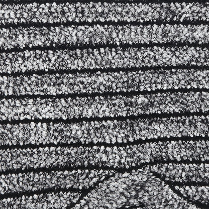 Brand and care label for Klass women’s grey striped jumper, size L