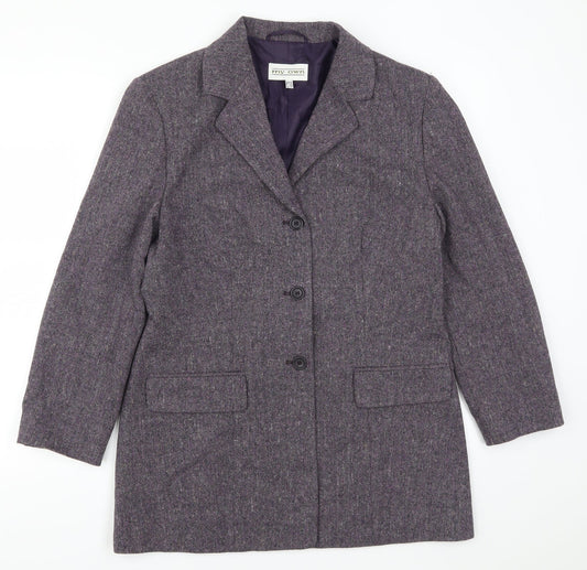 My Own Womens Purple   Jacket Suit Jacket Size 12