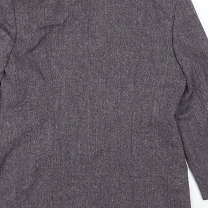 Brand and care label for My Own women’s purple jacket suit jacket, size UK 12
