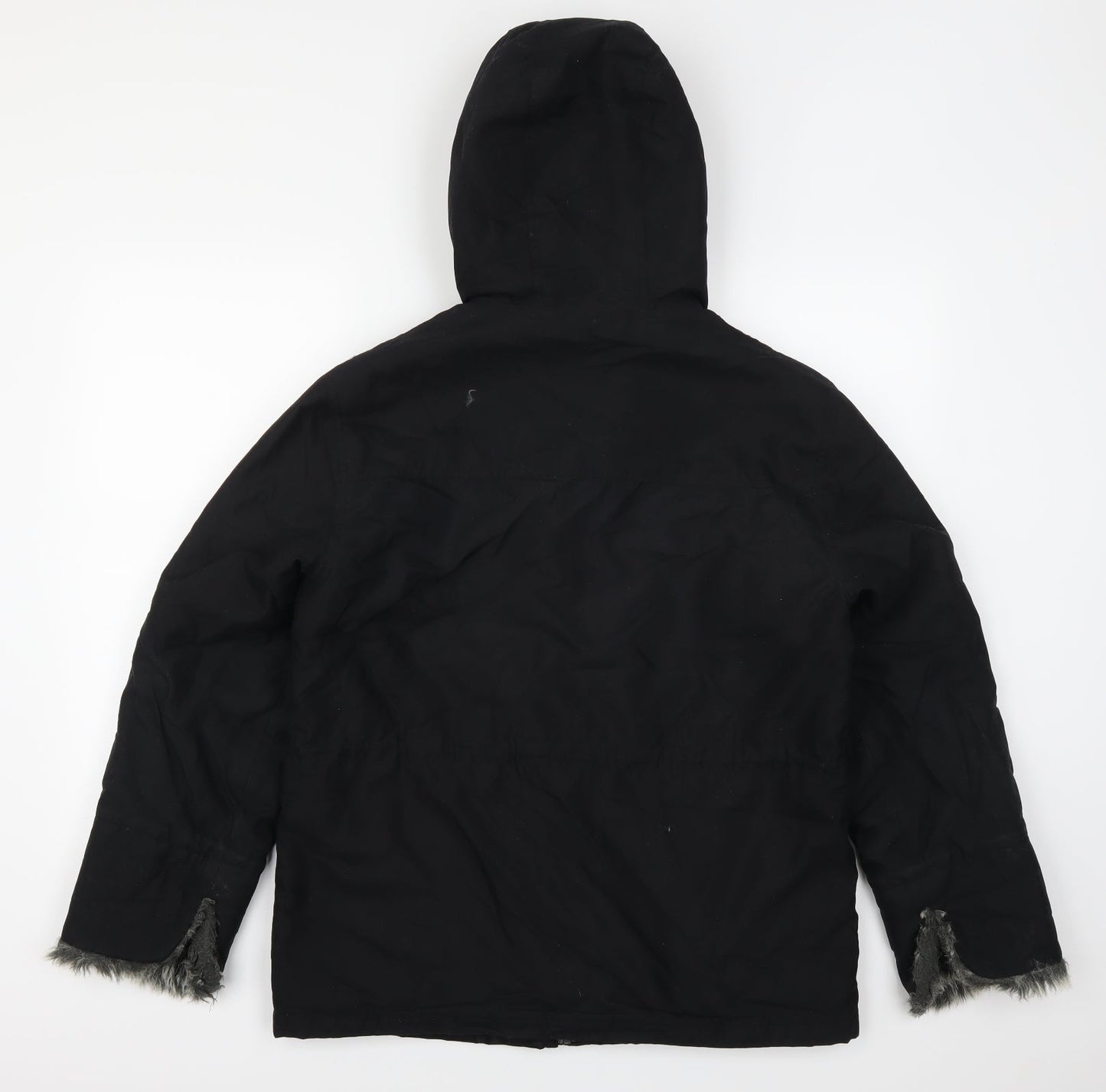NEXT Womens Black   Overcoat Coat Size 12