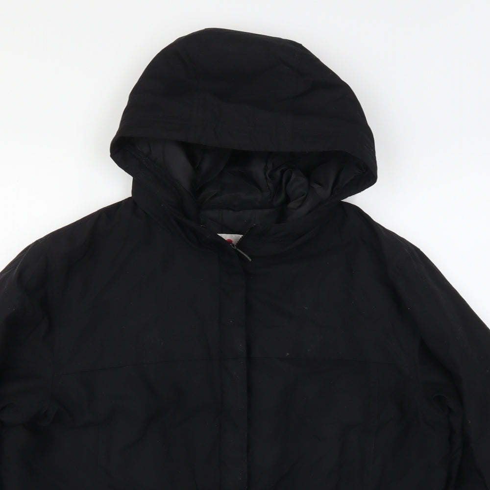 NEXT Womens Black   Overcoat Coat Size 12