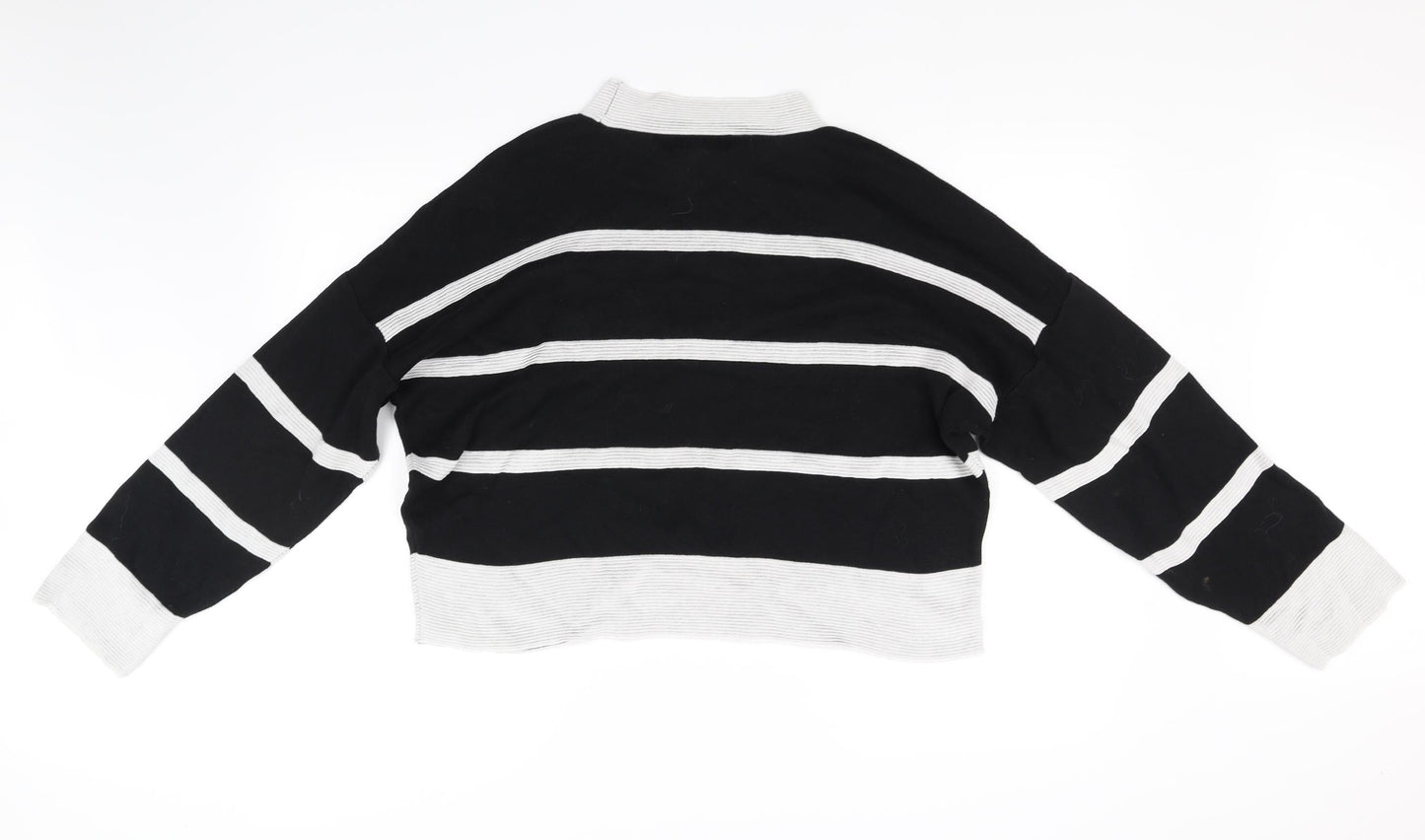 Atmosphere Womens Black Striped  Pullover Jumper Size XL
