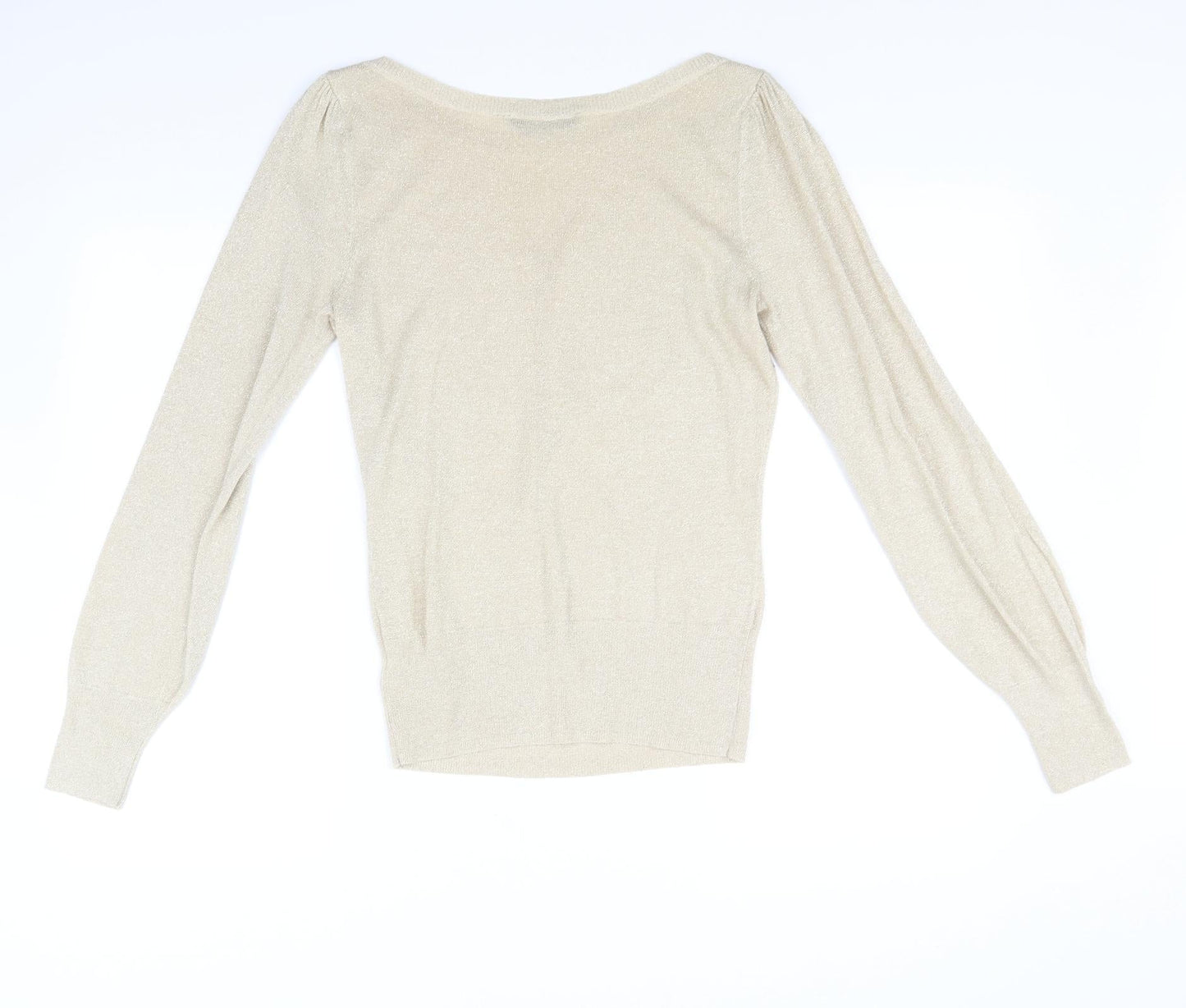 Dorothy Perkins Womens Beige   Pullover Jumper Size 14