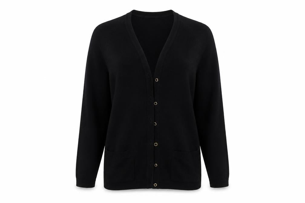 Holmewood  Womens Black   Cardigan Jumper Size M