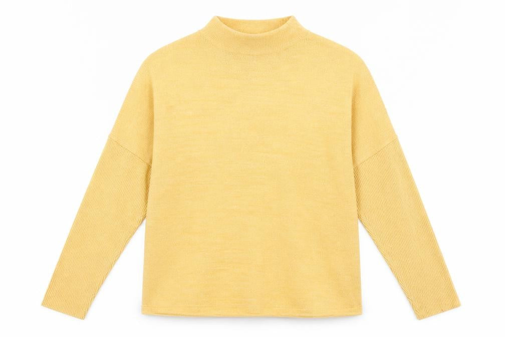 H&M Womens Yellow   Pullover Jumper Size M