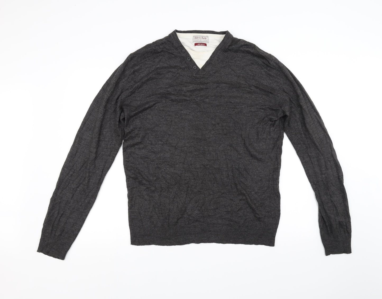 TU Womens Grey   Pullover Jumper Size M