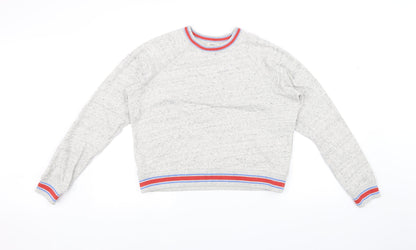 Front view of Forever 21 women’s grey jumper, size M