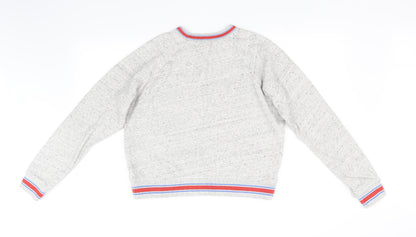 Back view of Forever 21 women’s grey jumper, size M