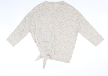 Back view of River Island women’s beige jumper, size M