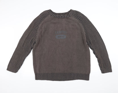 Additional front view of George women’s brown jumper, size XL