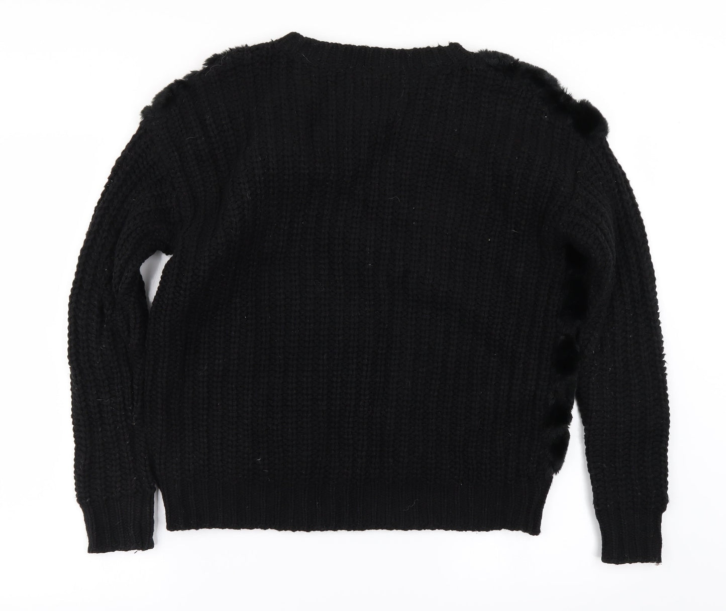 Topshop Womens Black   Pullover Jumper Size S