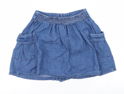 Back view of Tu girls’ blue a-line skirt, size 10, years
