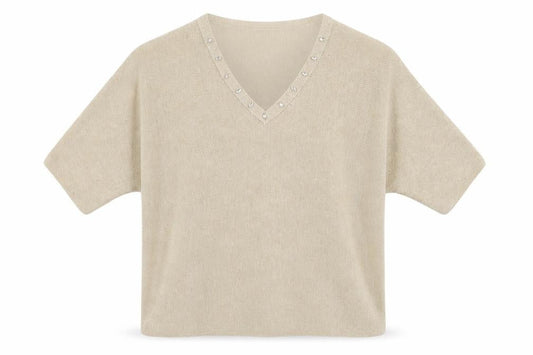 Front view of George women’s beige jumper, size L