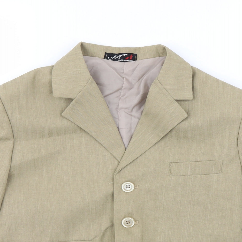 Preworn Womens Beige   Jacket Blazer Size 6