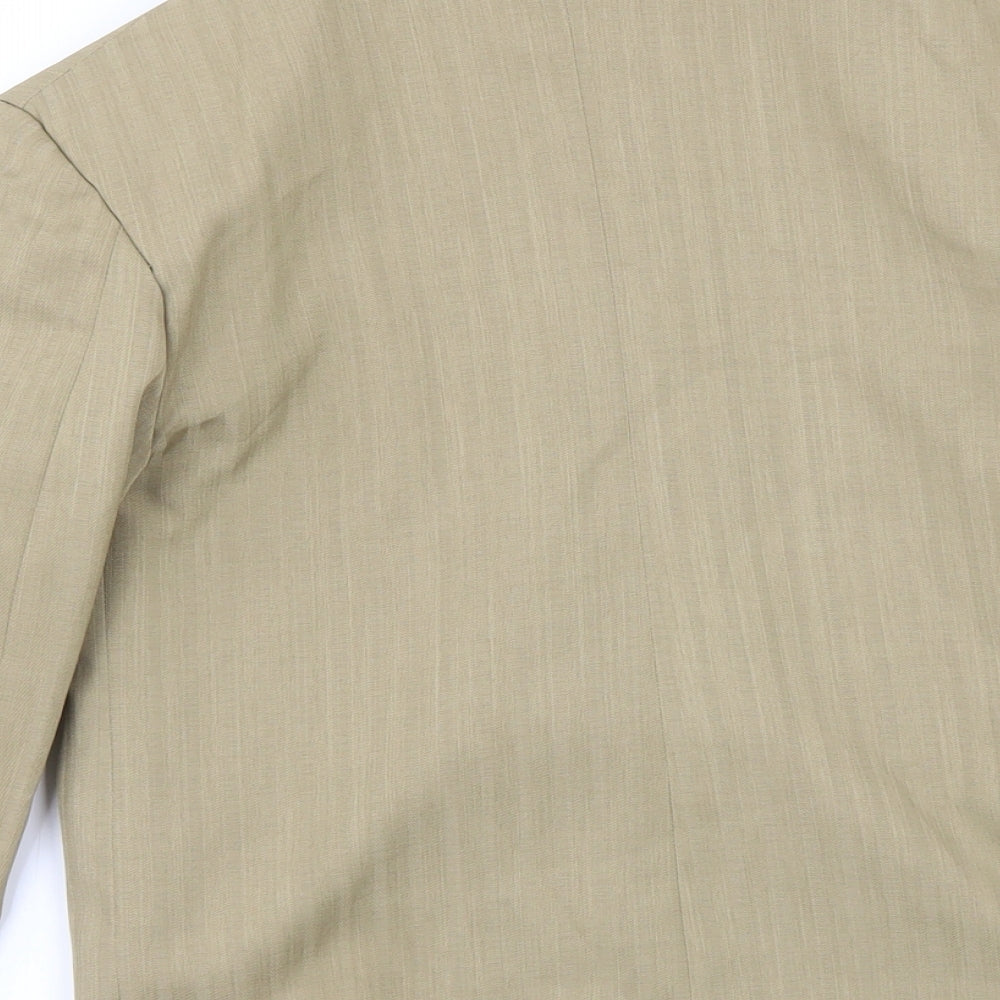 Preworn Womens Beige   Jacket Blazer Size 6