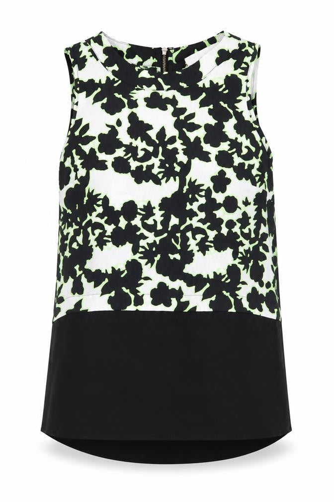 River Island Womens Black Animal Print  Basic T-Shirt Size 8