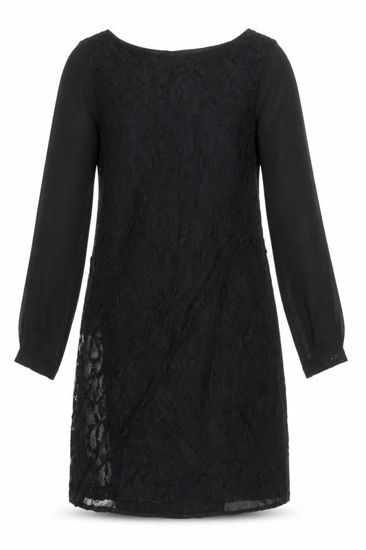 Primark Womens Black Floral Lace Pencil Dress  Size 6