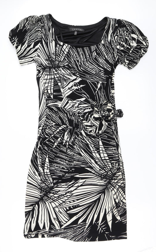 Femme Womens Black   Pencil Dress  Size 10