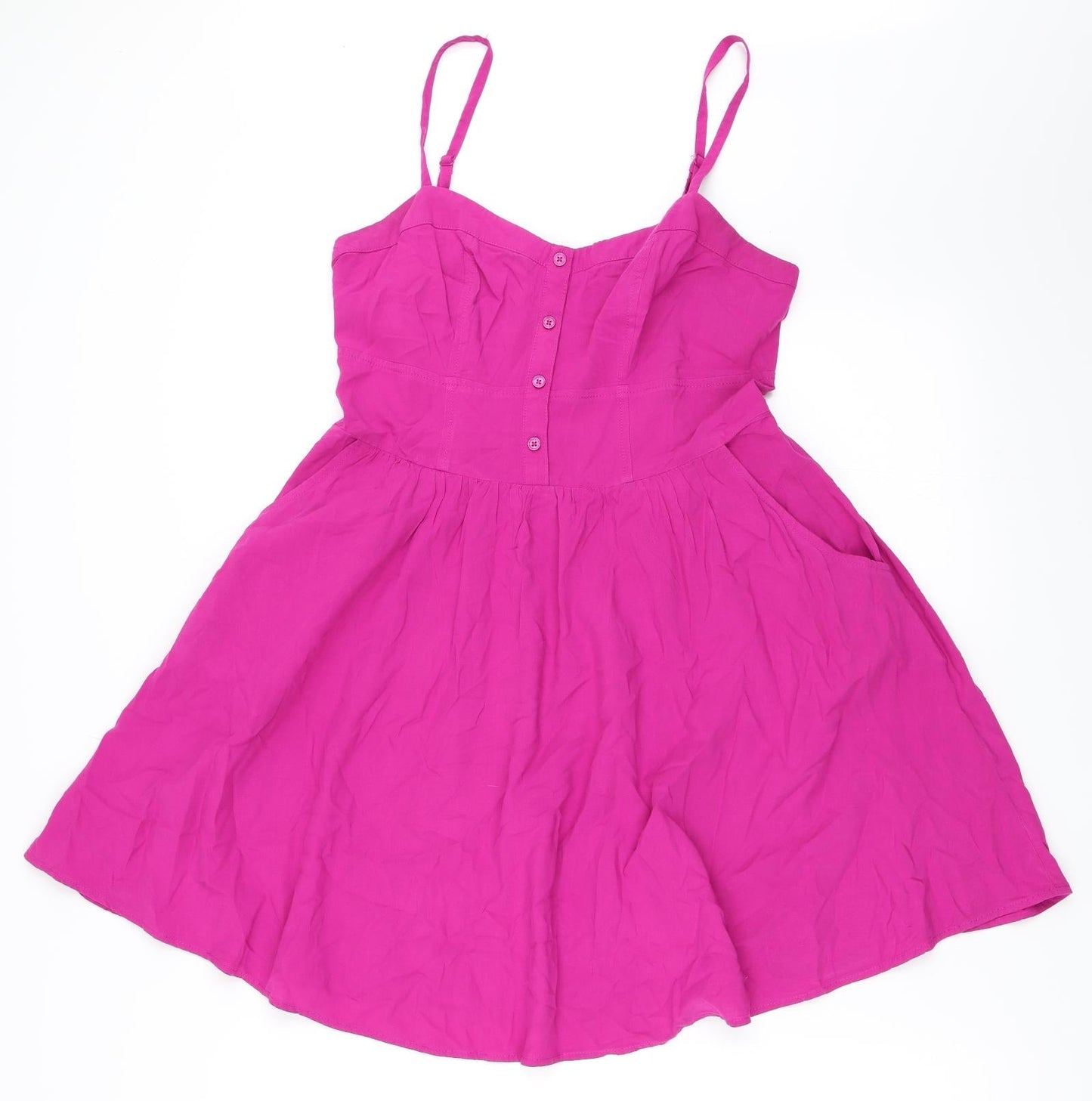 Express Womens Pink   Fit & Flare  Size S