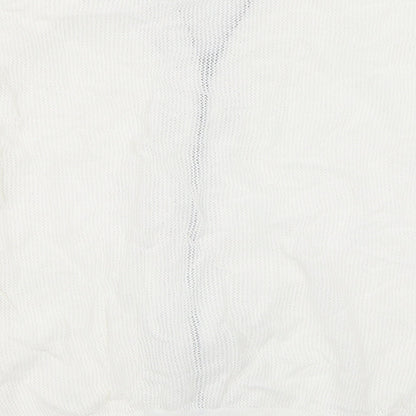 Brand and care label for Next women’s ivory basic t-shirt, size UK 12
