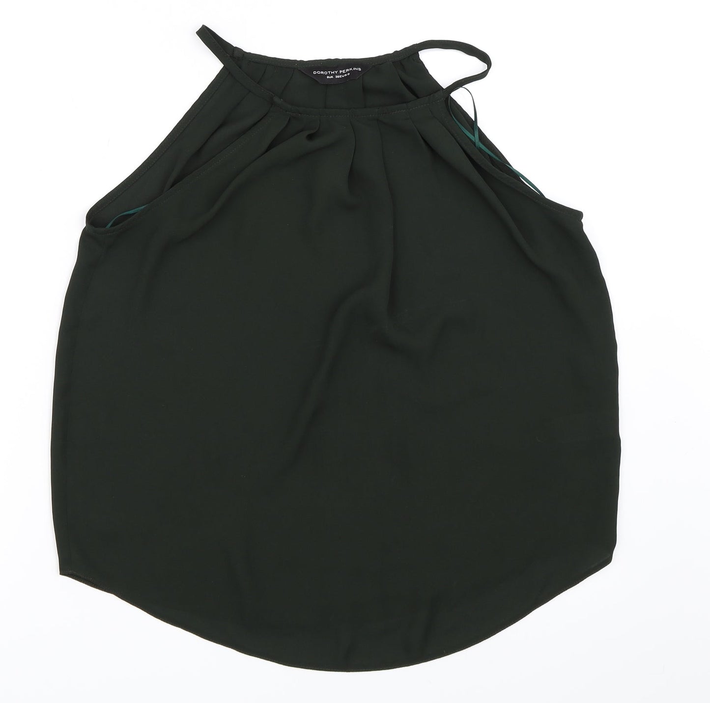Dorothy Perkins Womens Green   Basic Blouse Size 8