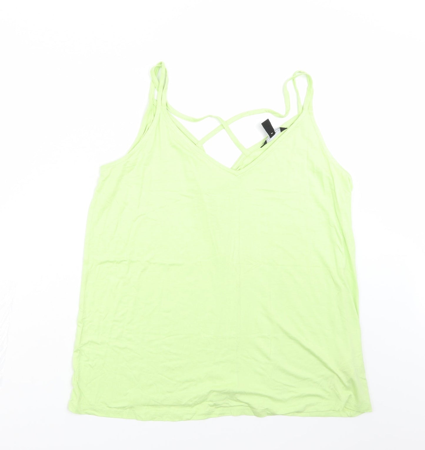Newlook Womens Green   Basic Tank Size 18