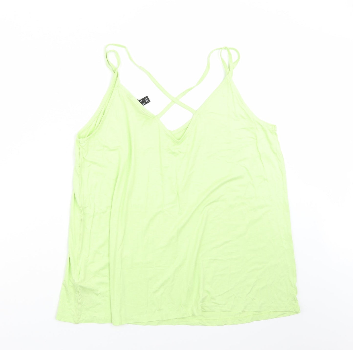 Newlook Womens Green   Basic Tank Size 18