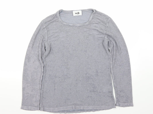 Wallis  Womens Grey   Basic T-Shirt Size 12