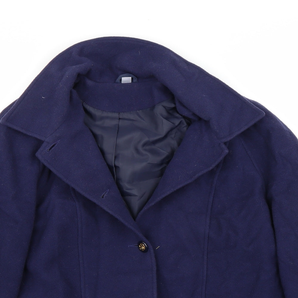 Millburn Womens Purple   Jacket Coat Size 14