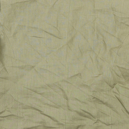 Brand and care label for Alex & Co women’s green jacket, size UK 14