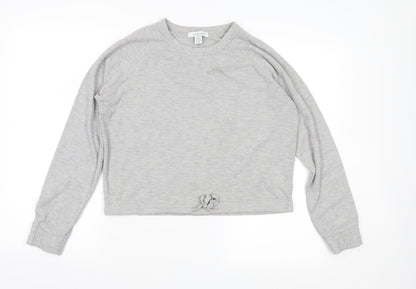 Additional front view of Primark women’s grey basic blouse, size XS