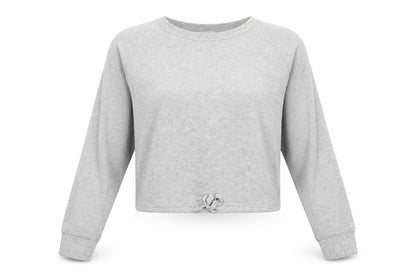 Front view of Primark women’s grey basic blouse, size XS