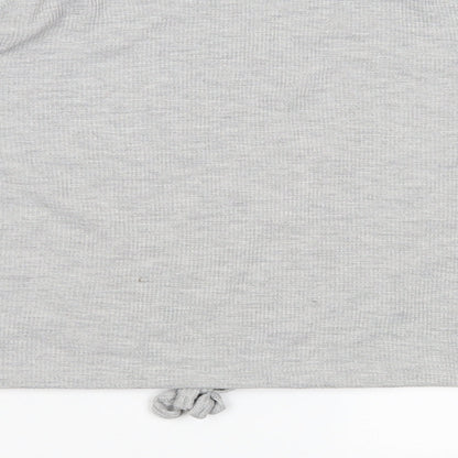 Brand and care label for Primark women’s grey basic blouse, size XS