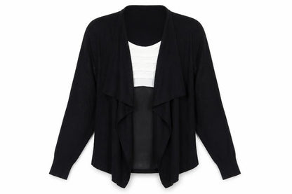 Front view of Tu women’s black jumper, size UK 8