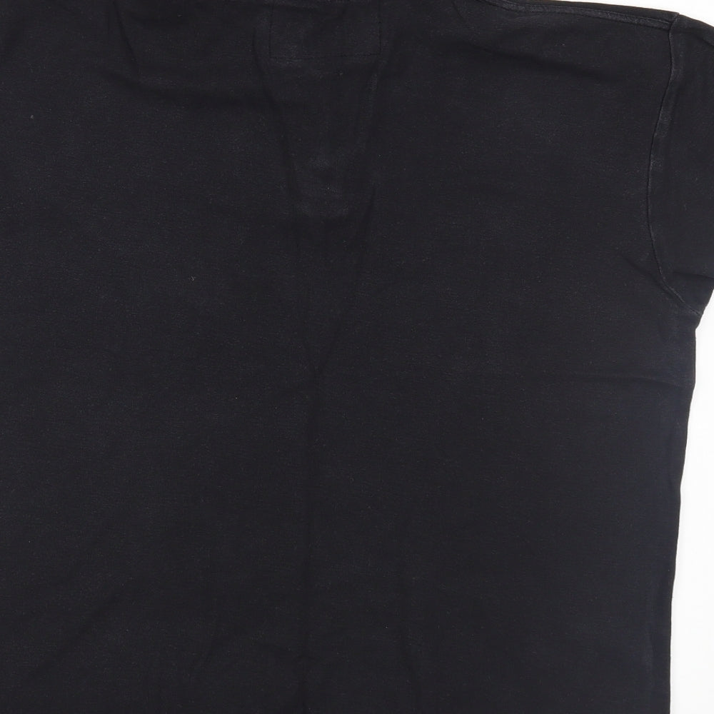 Oakridge Mens Black    Polo Size M