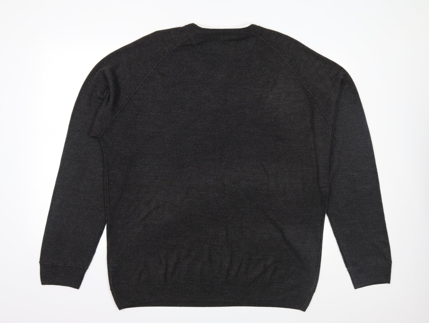 Burton Mens Grey  Knit Pullover Jumper Size 2XL