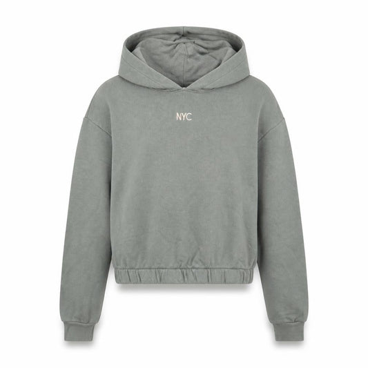 H&M Girls Green  Jersey Pullover Hoodie Size 10-11 Years  - NYC Cropped