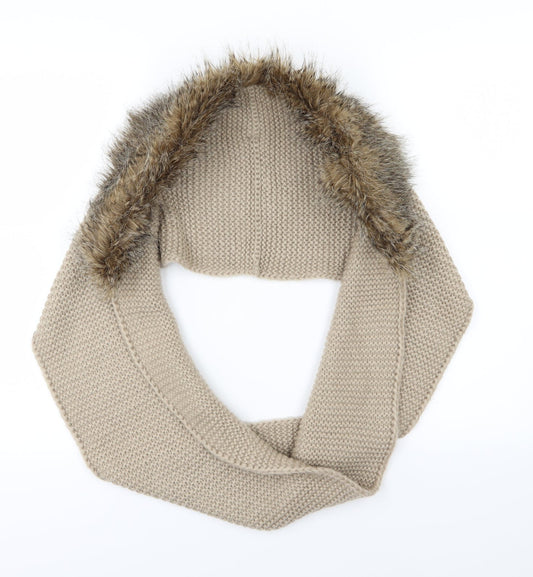 Preworn Womens Brown  Knit  Scarf