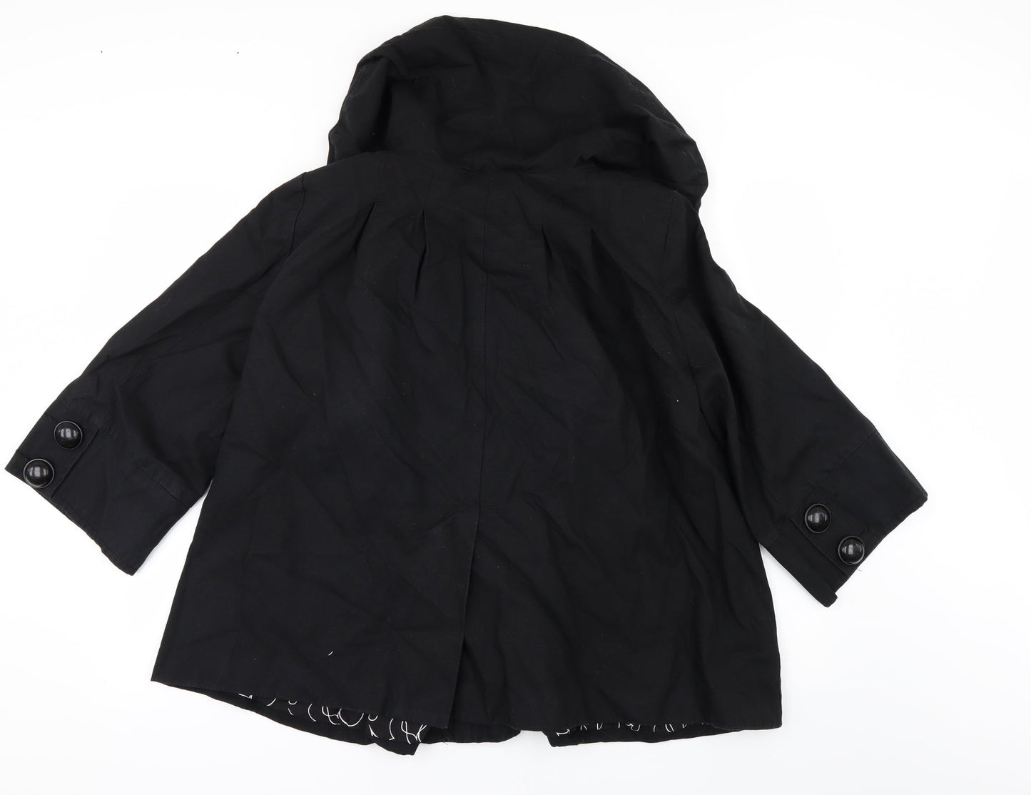 Atmosphere Womens Black   Pea Coat Coat Size 14