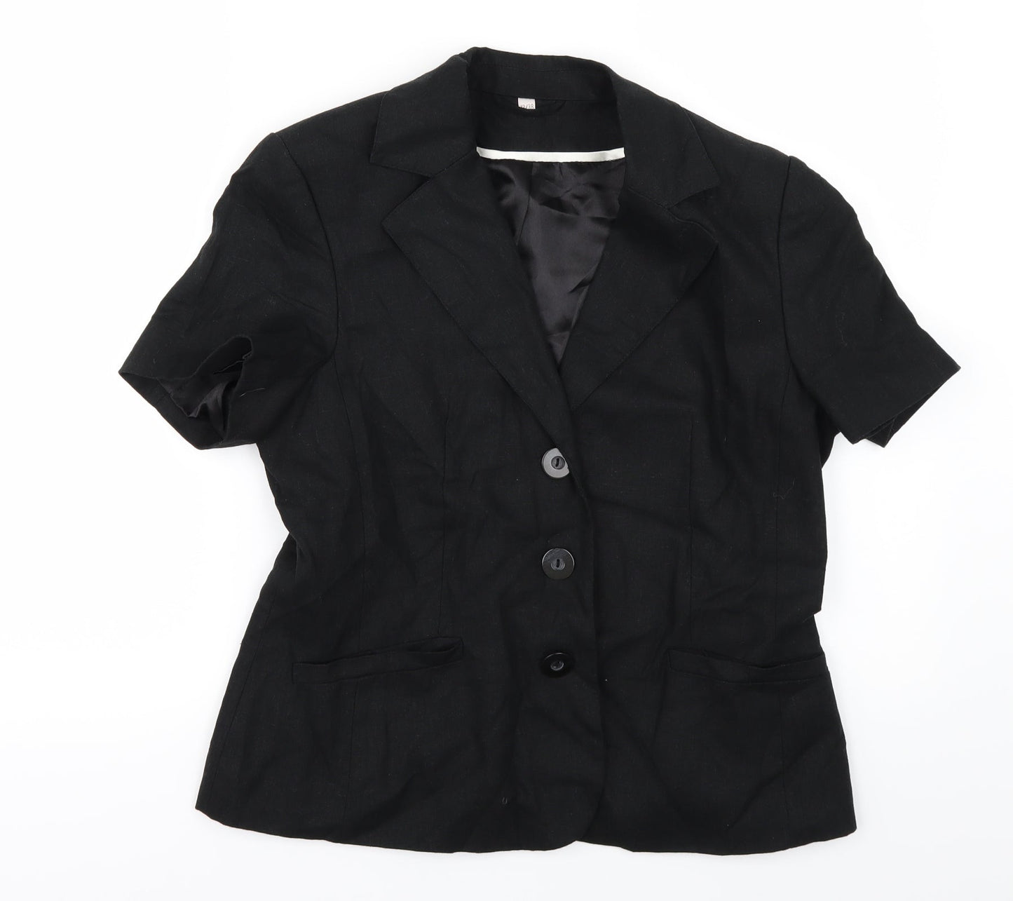 Anna Rose Womens Black   Jacket Coatigan Size 12