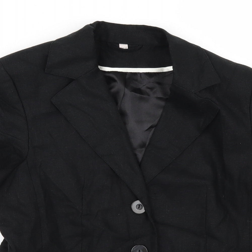 Anna Rose Womens Black   Jacket Coatigan Size 12