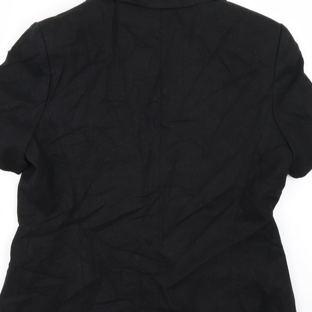 Anna Rose Womens Black   Jacket Coatigan Size 12
