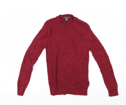 Additional front view of French Connection women’s red jumper, size S