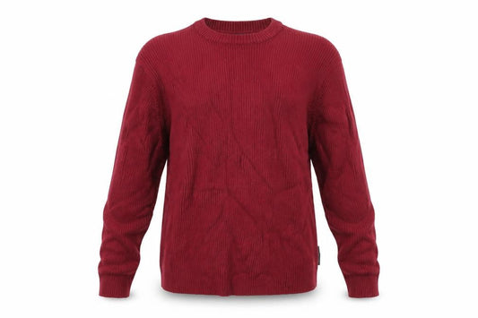 Front view of French Connection women’s red jumper, size S