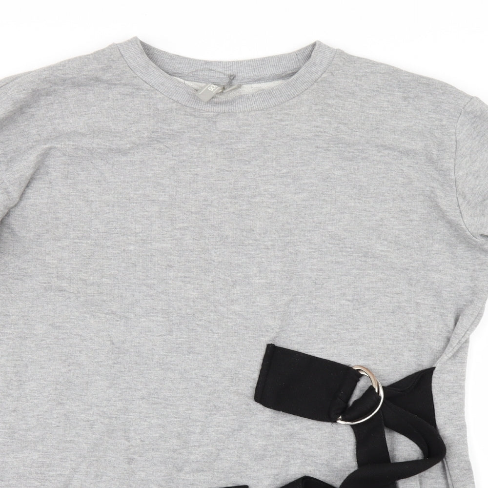 ASOS Womens Grey   Pullover Sweatshirt Size 12