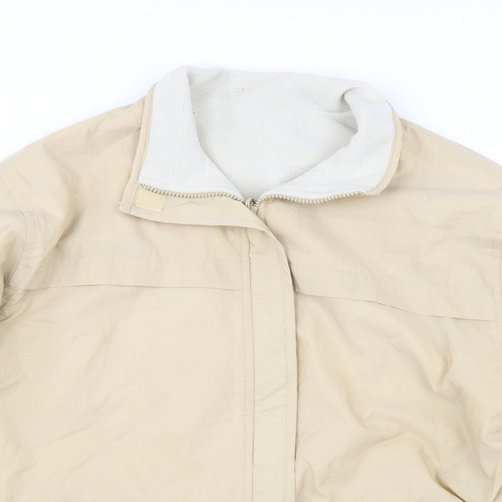 Marks and Spencer Womens Beige   Jacket  Size 14  - Reversible