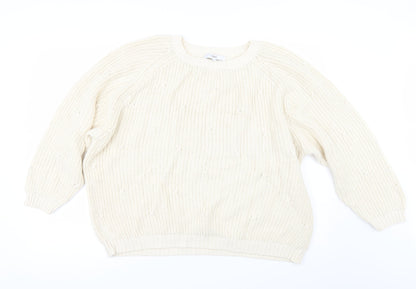 Front view of Next women’s ivory jumper, size XL