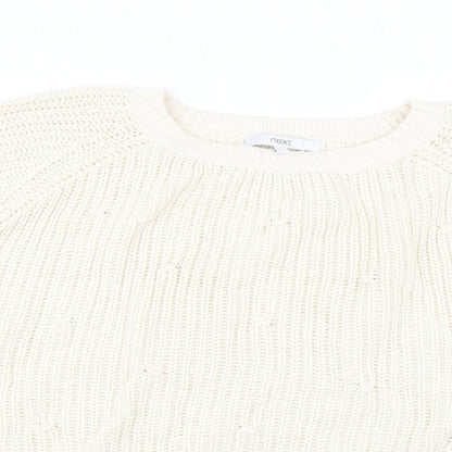 Close-up detail of Next women’s ivory jumper, size XL