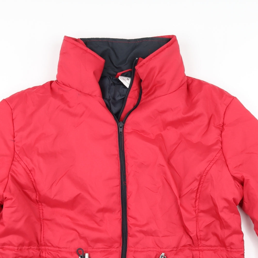 Anne De Lancay Womens Red   Anorak Jacket Size M