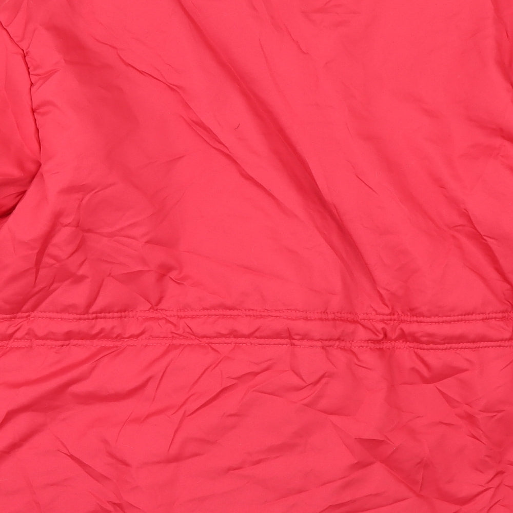 Anne De Lancay Womens Red   Anorak Jacket Size M